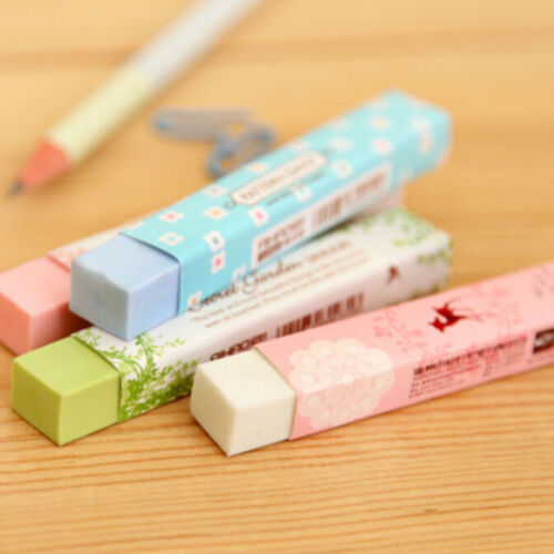 Elegant Long Cleansing Drawing Painting Rubber Eraser Stationary Gift New TO