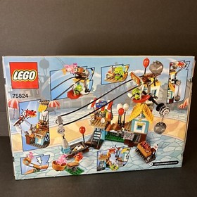 LEGO 75824 Pig City Teardown Angry Birds Movie COMPLETE RETIRED 386pcs Set