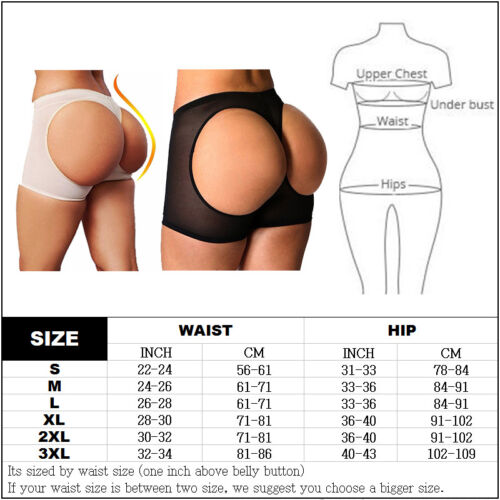 Details about   Butt Lift Booster Booty Lifter Panty Shorts Seamless Hip Enhancer Body Shaper US 
