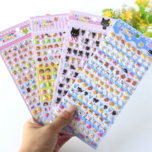 Craft Scrapbooking 3D Puffy Bubble Assorted Mini Animal Sticker Gift Party Favor 