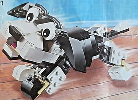 LEGO creator dog from set 31021 complete + instructions 100% from AFOL
