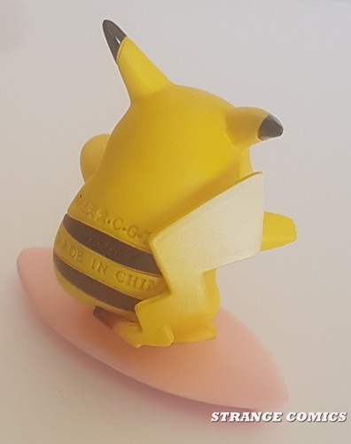 Pokemon surfing pikachu original takara tomy pvc 2/"