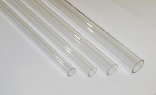 Longueur 24" Acrylique Transparent Plexiglas tube diamètre extérieur 7/8" 1" 1-1/4" 1-1/2" 