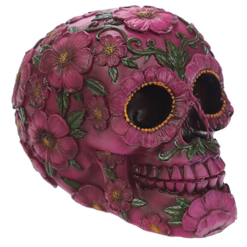 Jumbo Aimant de réfrigérateur-Crâne avec Roses-Gothique Design 3 