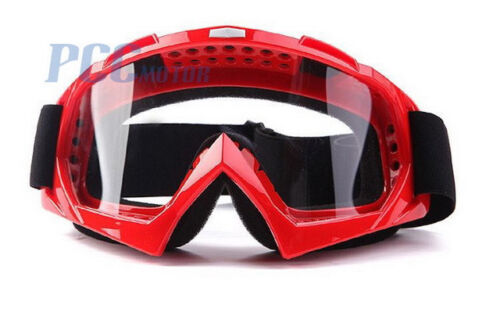 RED DIRT BIKE ATV MOTORCYCLE GOGGLE MOTOCROSS M GOGGLES-RED