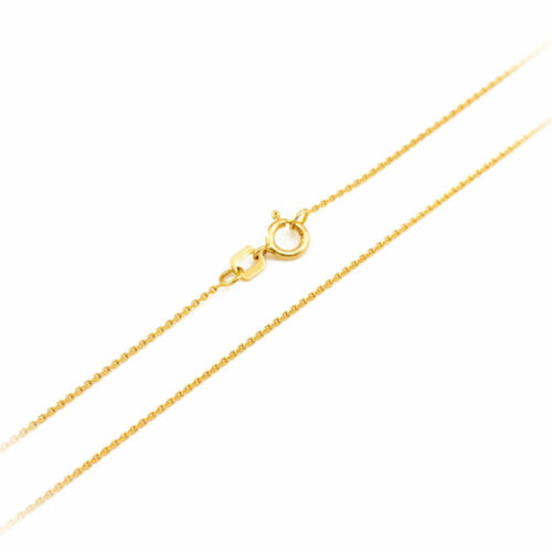 Fine 14k Solid Yellow Gold Gemini June Zodiac Sign Horoscope Pendant Necklace
