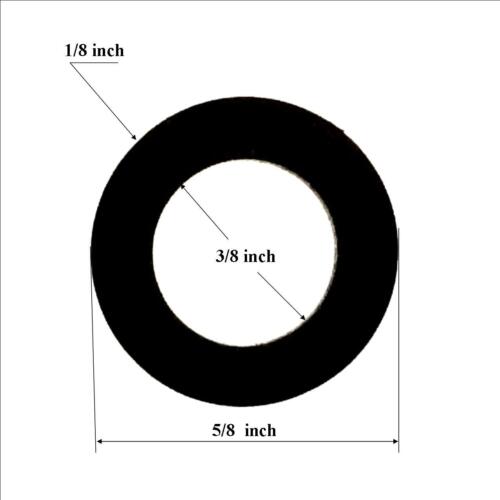 5/8 inch X 3/32 Inch Rubber Washer Vary Pack 