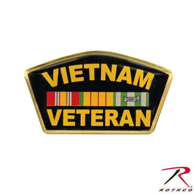 Rothco Vietnam Veteran Pin Perfect For Hats Lapels Jackets EBay