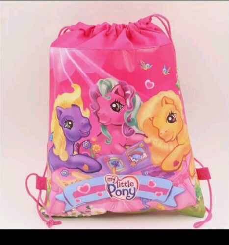 My little pony non woven drawstring kids swim bag kit bag p.e bag loot bag
