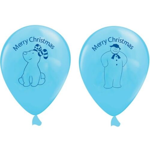 5 x The Snowman /& Snowdog Latex Balloons Christmas Party supplies