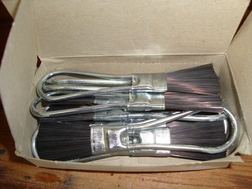 12 Weiler 44074 Metal Chip Brushes .012 1-1//2/" Wire Length New Old Stock Box