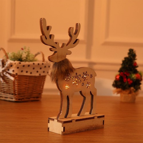 Celebration Christmas Sale Merry Wooden Cute Ornaments Window Holiday Decoration