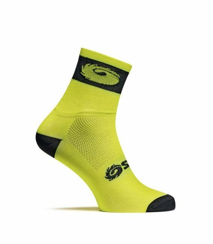 CALCETINES LOGO SIDI MERYL FLUO//NEGRO TALLA 35-39
