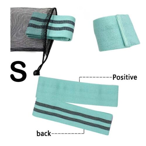 Fabric Resistance Bands Heavy Duty Glute Leg Booty Bands Set Hip Circle Non Slip