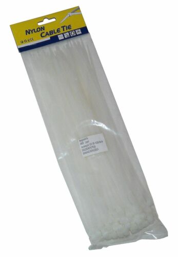 Profi nylon bridas 300x5mm transparente de alta calidad resistente a la intemperie plateada cantidades 