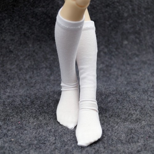 Cotton White Socks Media Corta for 1//3 24/" 60cm BJD SD DD LUTS AS doll dollfie