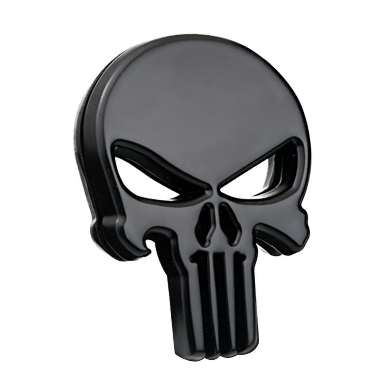 Trimbrite T1929 3D Emblem Skull Matte