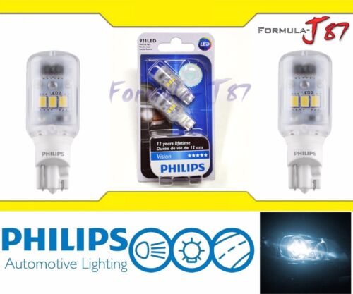 Philips Vision LED Light 921 White 6000K Two Bulbs High Mount Stop 3rd Brake Fit 
