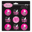 HEN NIGHT Badges,Girl,Woman,Pink,Bride HEN PARTY