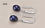 Natural 9-10mm Freshwater Pearl Jewelry Dorp Earring 925 Sterling Silver