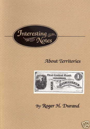 BOOK----Interesting Notes About  TERRITORIES-----Durand