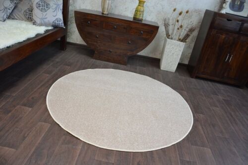 Rund Langlebig Modernen Teppichboden ETON beige große Größen Teppiche nach Maß