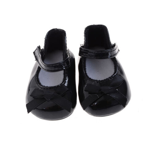 Fashion Black Shoes Boots For 18inch Girl Doll Party Gifts Baby fd 