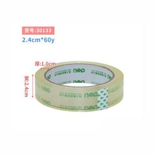 y Clear Packing Tape Carton Sealing Shipping Stationery 2.4//4.5//6cm*20//60//150m