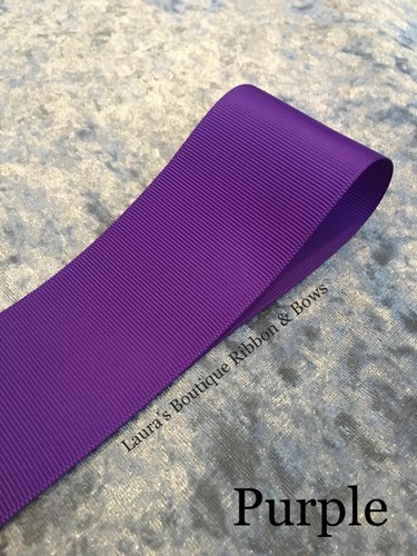 50mm Grosgrain ribbon 2/" 1 3,5 /& 10 meter lengths various colours