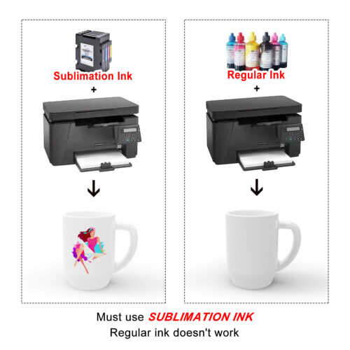 A-SUB 11x17 Dye Sublimation Heat Transfer Paper 110 Sheets Cotton Polyester Mugs 