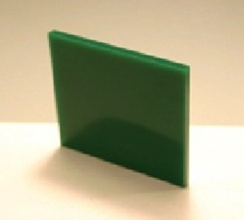 Dark Green Translucent Acrylic Plexiglass sheet 1//8/" x 11/" x 11/" #2030