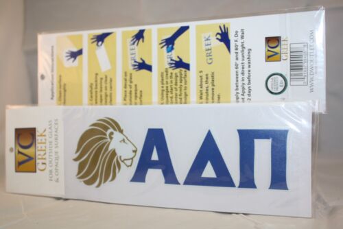 Car Alpha Delta Pi Sticker of Letters & ADPi Mascot for Outside Glass tablet 