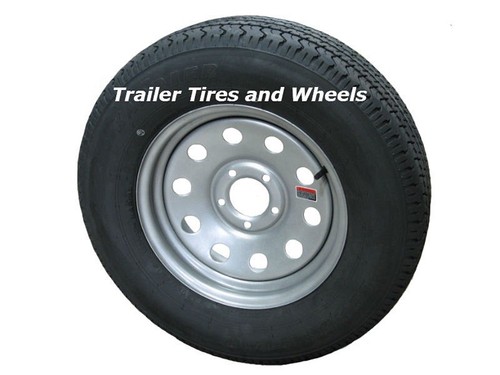 *2* Kenda Karrier ST215//75R14 LRC Radial Trailer Tire /& Wheel Silver Mod 5-4.5