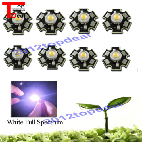 Hydroponic 1W//3W//5W Full Spectrum white 400nm-840nm Led Grow Diodes F Plant Grow