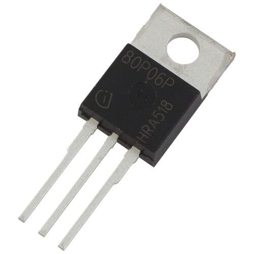 SPP80P06PH Infineon MOSFET CoolMOS™ 60V 80A 340W 0,023R 80P06P 855775