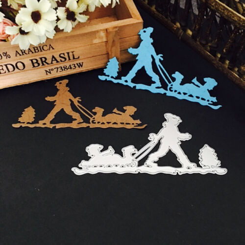 Xmas Stencil Cutting Dies Halloween Christmas Party Scrapbooking Craft Embossing