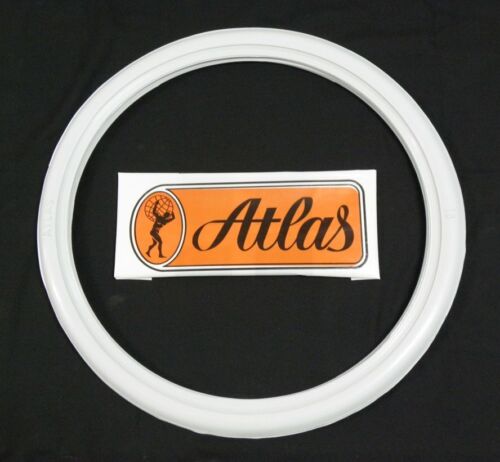 ATLAS 20/" White Wall Portawall Tire insert trim set of 4 Flapper Sidewall