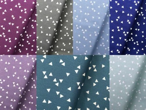 Handarbeitsstoffe aus Baumwolle mit geometrischem Muster Meterware