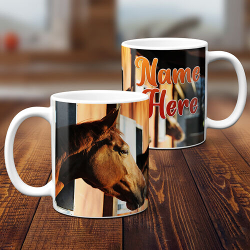 Personalised Horse Mug Pony Birthday Cup Dressage Show Jumping Custom Gift 