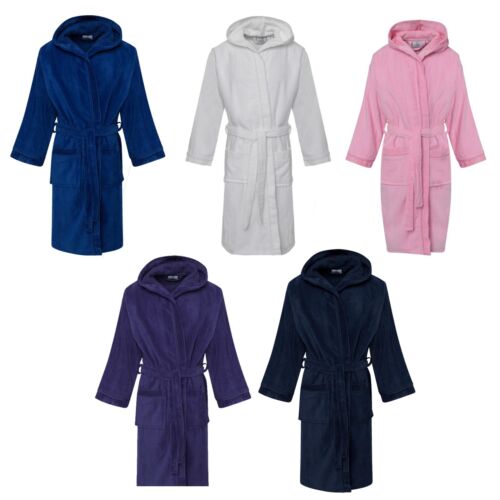 Quick Dry Towel Dressing Gown With Belt Luxury Hooded Towel For Kids Bathrobe