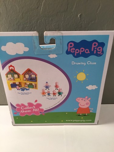 PEPPA PIG and George Toy Figures EXCLUSIVE Drawing Class Playset Jazswares New