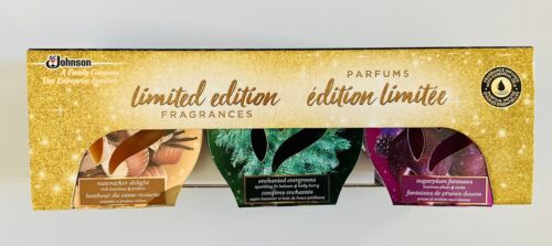 Details about  / Glade Limited Edition Candles Set Of 3 Nutcracker  Evergreen Sugarplum Fantasies