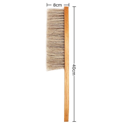 Wood Honey Brush Wasp bee Sweep Two Rows Of Horse Tail Hair Beekeeping Toolshm