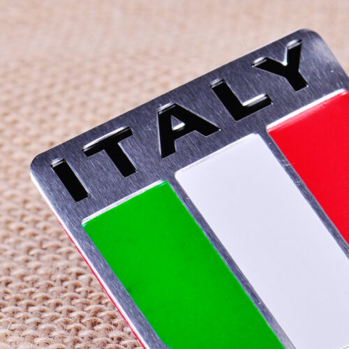 Italien Flagge Auto Emblem Car Aufkleber Italien-Flagge Italy flag 3D Sticker LY