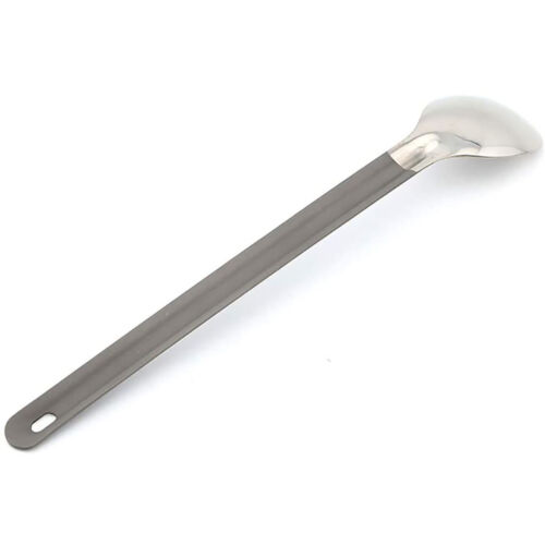 TOAKS Titanium Long Handled Spoon with Polished Bowl SLV-11 Outdoor Camping 