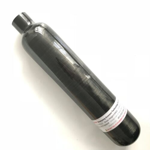 Acecare Carbon Fiber Hpa Tank 4500Psi 500cc CE Black Mini Compressed Air Bottle