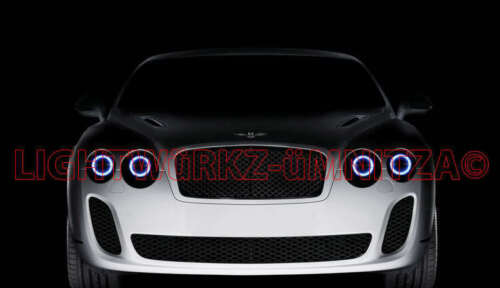 Bentley Continental GT GTC Orion V2 LED Angel Demon Eyes DRL Kit REMOTE HARNESS