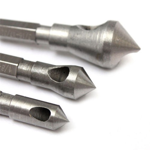 Anfasen Creux Hexagonal Set Schneidwerkzeuge Acier Ébavurage Foret Résistant À