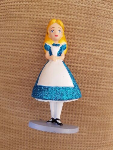 Disney Alice in Wonderland Alice Figure Cake Topper Figure 6 cm tall 