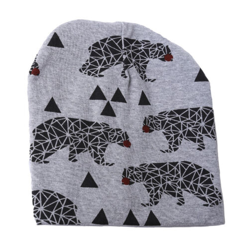 Details about   Baby Hat  Collar Beanie Cap For Girls Boys Animal Print Pattern Cotton SL 